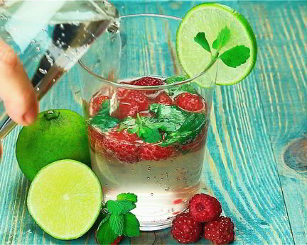 Малиновый мохито