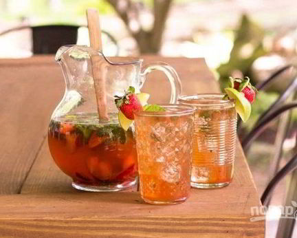 Мохито безалкогольный клубничный