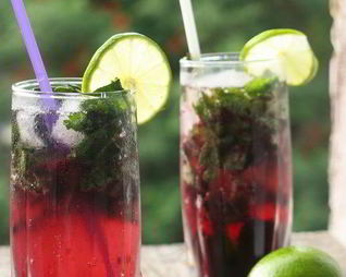 Мохито ежевичный