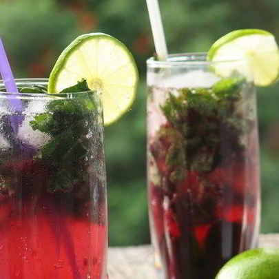 Мохито ежевичный