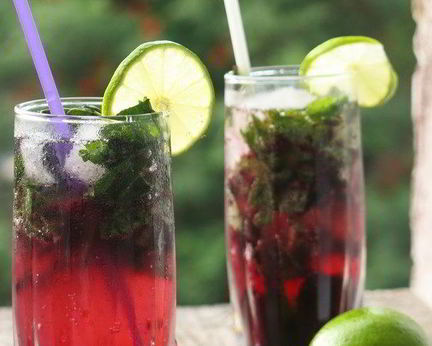 Мохито ежевичный