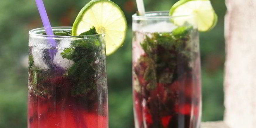 Рецепт мохито ежевичного