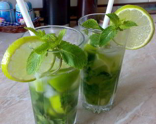 Мохито полезный с березовым соком