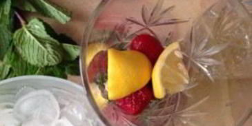 мохито с клубникой