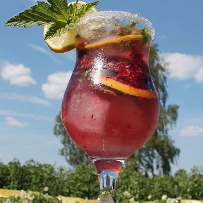 Мохито со смородиной и мятой