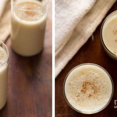 Коктейль на кокосовом молоке с бананом