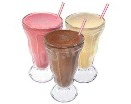 Молочно-клубничный коктейль