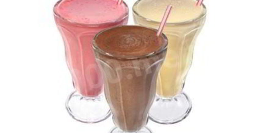 Рецепт молочно-клубничного коктейль