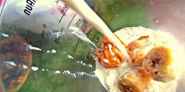 молочный коктейль арахисовый