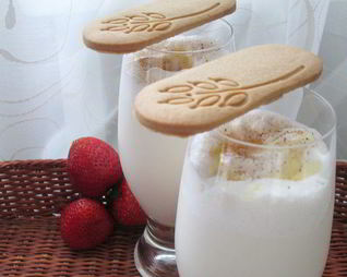 Молочный коктейль из пломбира с имбирем