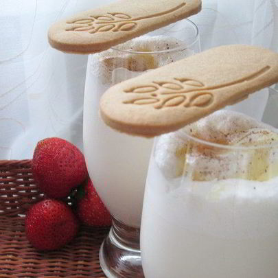 Молочный коктейль из пломбира с имбирем