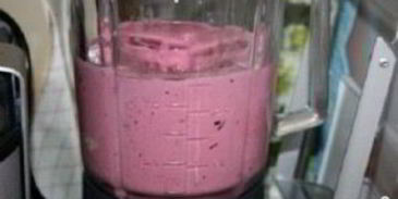 молочный коктейль с черешней