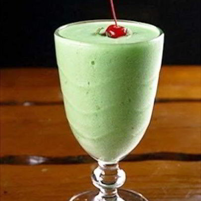 Молочный коктейль с яблоком