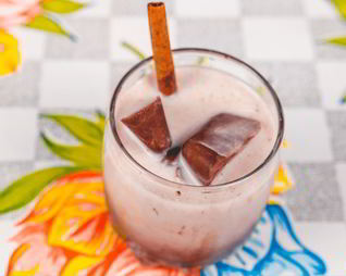 Шоколадный лед для молочного коктейля