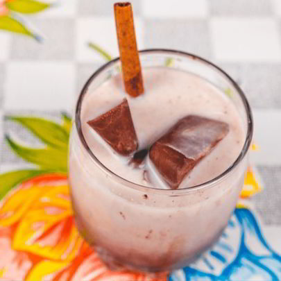 Шоколадный лед для молочного коктейля