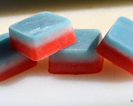 Цветной лед для молочных коктейлей