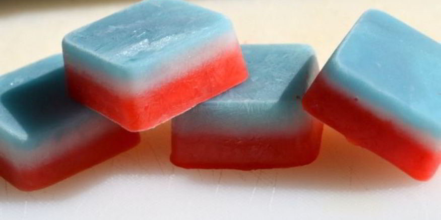 Рецепт цветного льда для молочных коктейлей