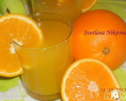 Апельсиновый морс