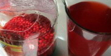 брусничный морс