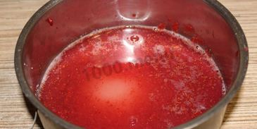 клубничный морс из клубники