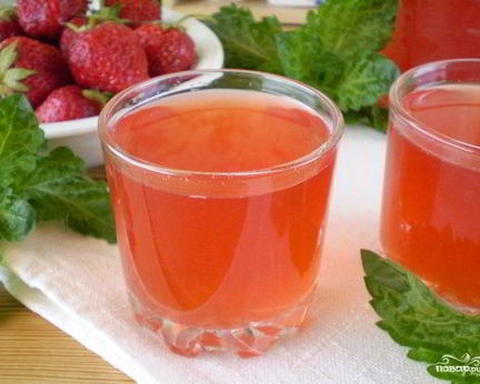 Клубничный морс