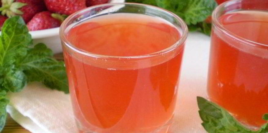 Рецепт клубничного морса