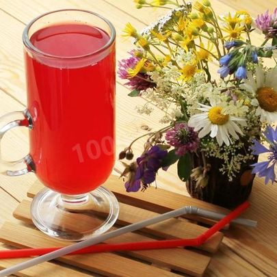 Клюквенно брусничный морс