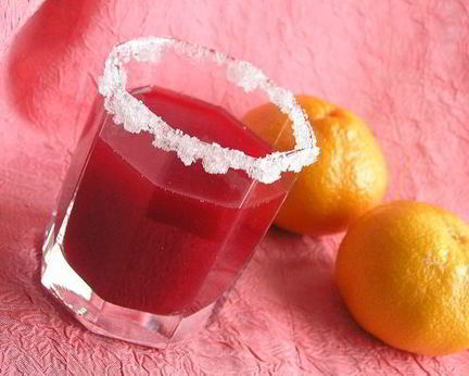 Клюквенно-мандариновый морс