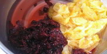 клюквенно-мандариновый морс