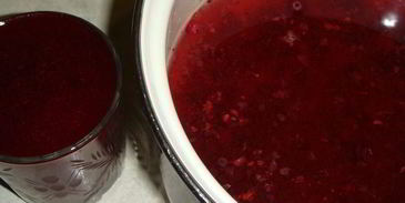 клюквенно-яблочный морс