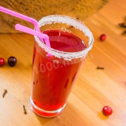 Клюквенный морс из свежих ягод