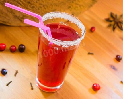 Клюквенный морс из свежих ягод