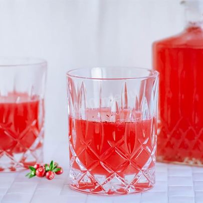 Морс из брусники без варки