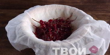 морс из красной смородины