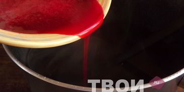 морс из красной смородины