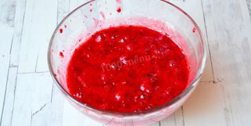 морс из свежей брусники