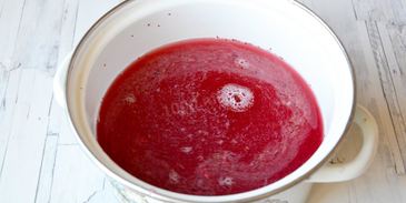 морс из свежей брусники