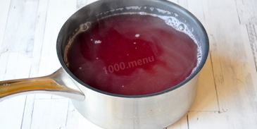 морс из свежей брусники