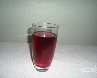 Морс из вишни замороженной