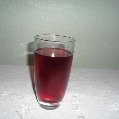 Морс из вишни замороженной