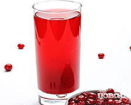 Морс клюквенный