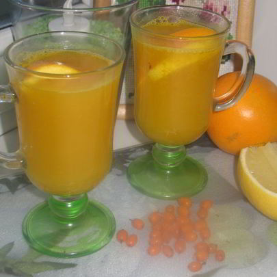 Облепихово-цитрусовый морс