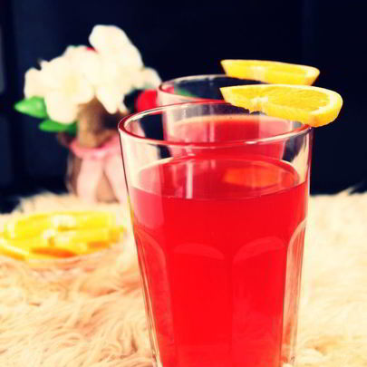 Ягодный морс с медом и имбирем