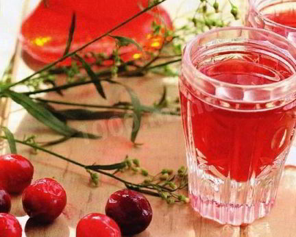 Брусничная наливка из брусники на водке