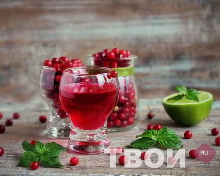 Настойка на бруснике