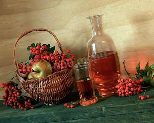 Настойка рябина на коньяке