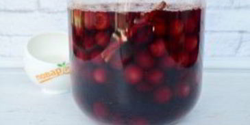 вишневая настойка с корицей и гвоздикой