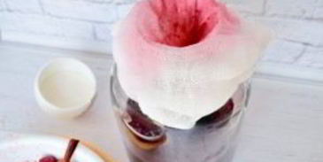 вишневая настойка с корицей и гвоздикой