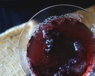 Освежающий черничный коктейль