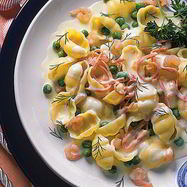 Рецепт Пасты с коктейлем из морепродуктов